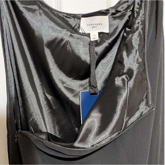 Tuckernuck Pomander Place Black Soleil Gown One Shoulder Formal Maxi Dress, M - Picture 13 of 14